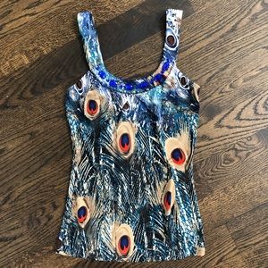 Body Central Print Tank Top